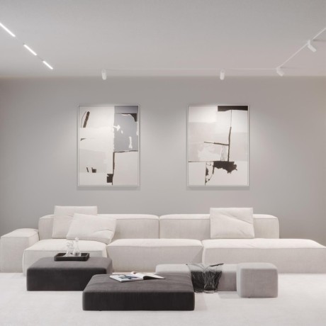 359497 Трековый светодиодный TUYA SMART светильник Novotech Flum CRI90+ 3000-6500К 1800Лм 38° 20W Bluetooth Wi-Fi Алиса